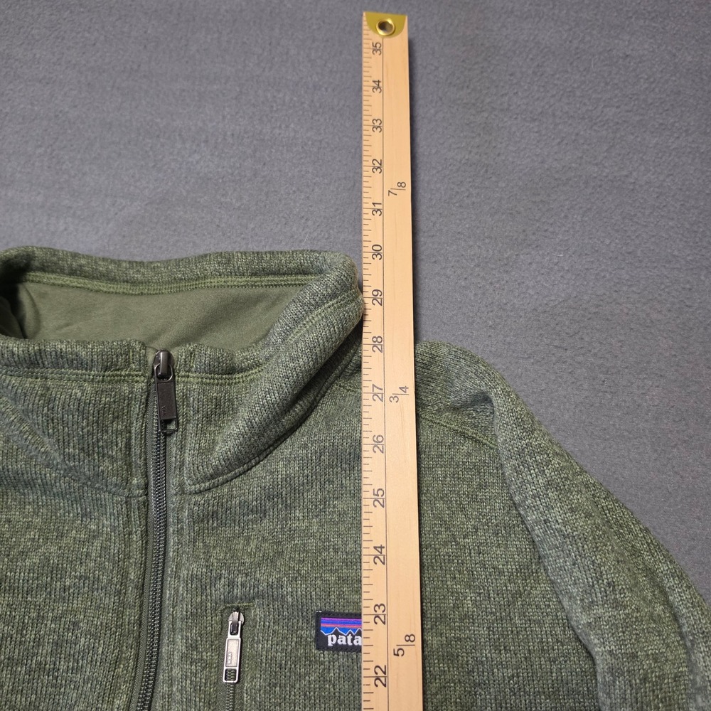 Patagonia Better Sweater 1/4 Zip Pullover Mens Large Industrial Green 25522 FA18 - Picture 4 of 9